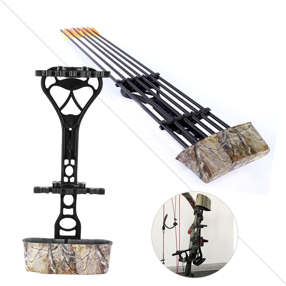 Quiver,Arrow Quiver,Archery Arrow Quiver Black Accessory Universal for Compound Bow Hunting Shooting,