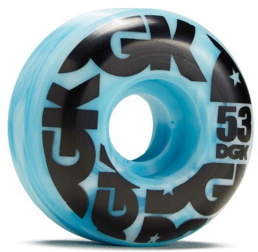 DGK Swirl Formula Wheels Blue 53mm