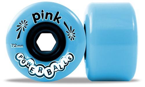 Abec 11 Wheels Pink Powerball 72mm 81A Blue 4 Pack