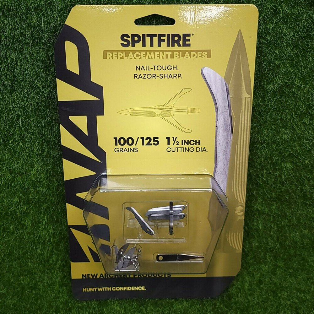 New Archery Products Spitfire 3-Blade Archery Broadheads Replacement Blades, 60-235 (Pack of 9)