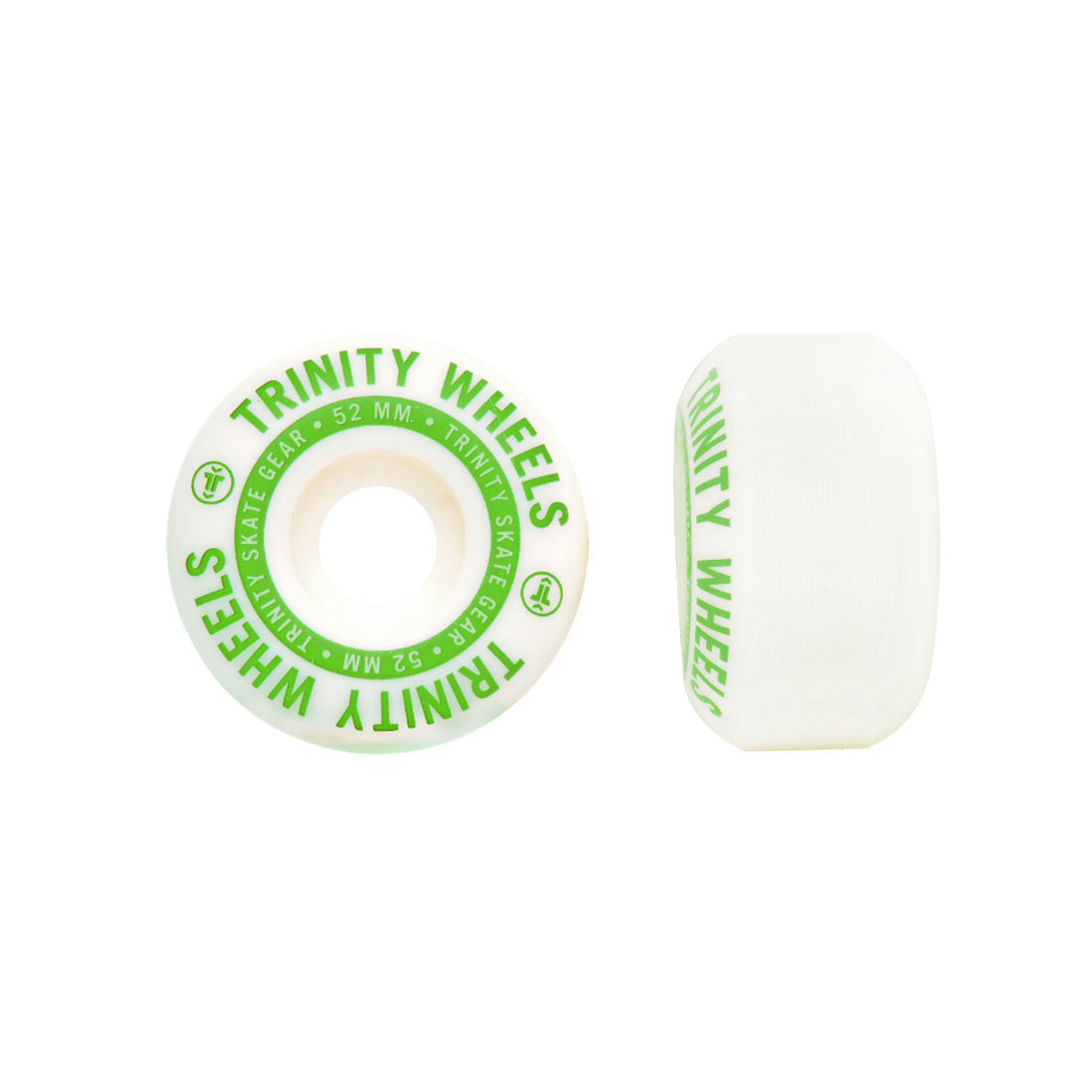 Trinity Wheels 52mm 100a 4pk - White/Green