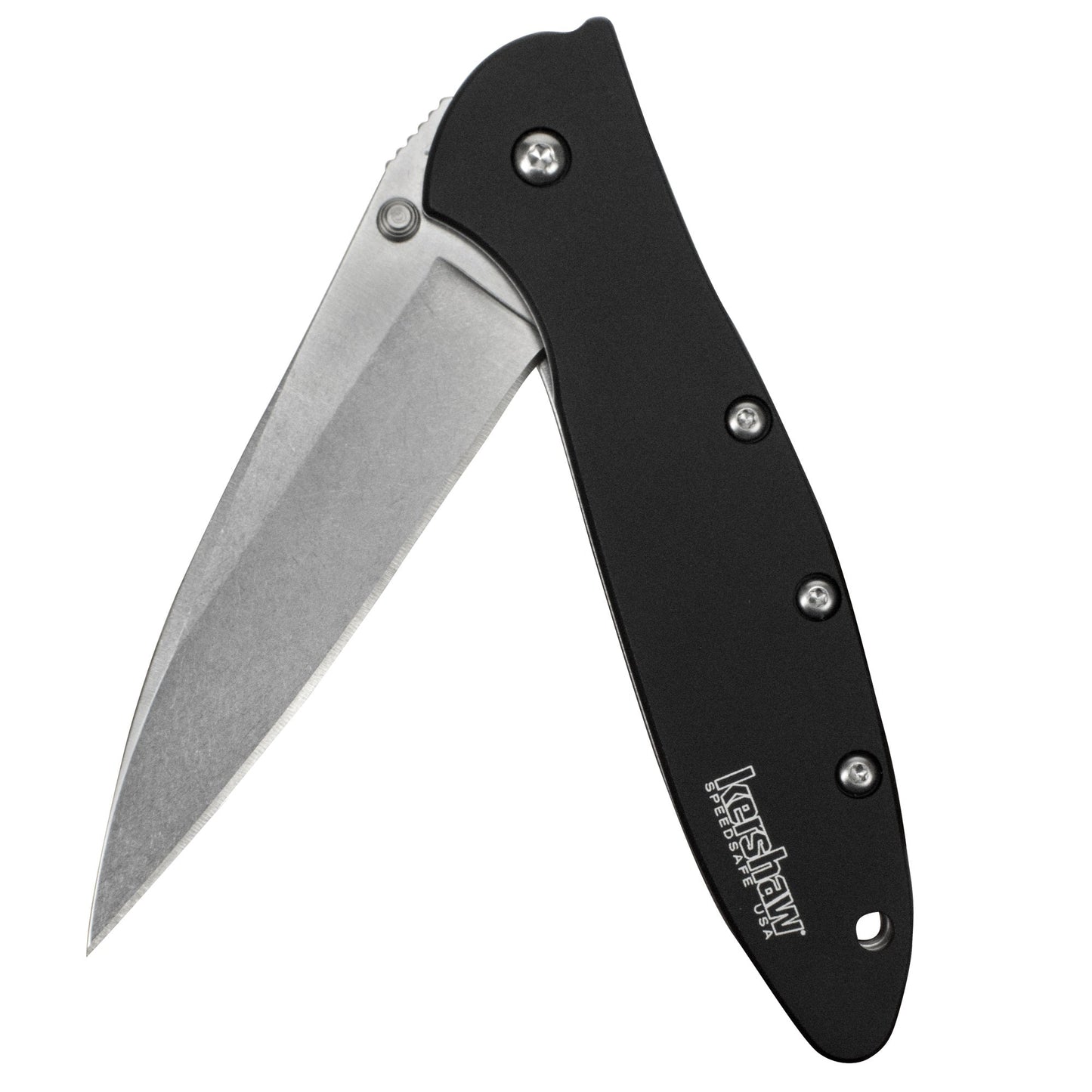 Kershaw 1660SWBLK Leek Folder 410 Handle