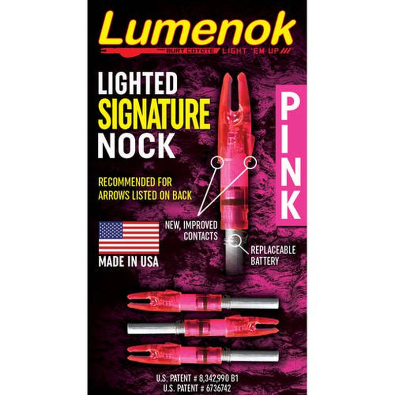 Signature Lumenok Lighted Arrow Nock, 3-Pack