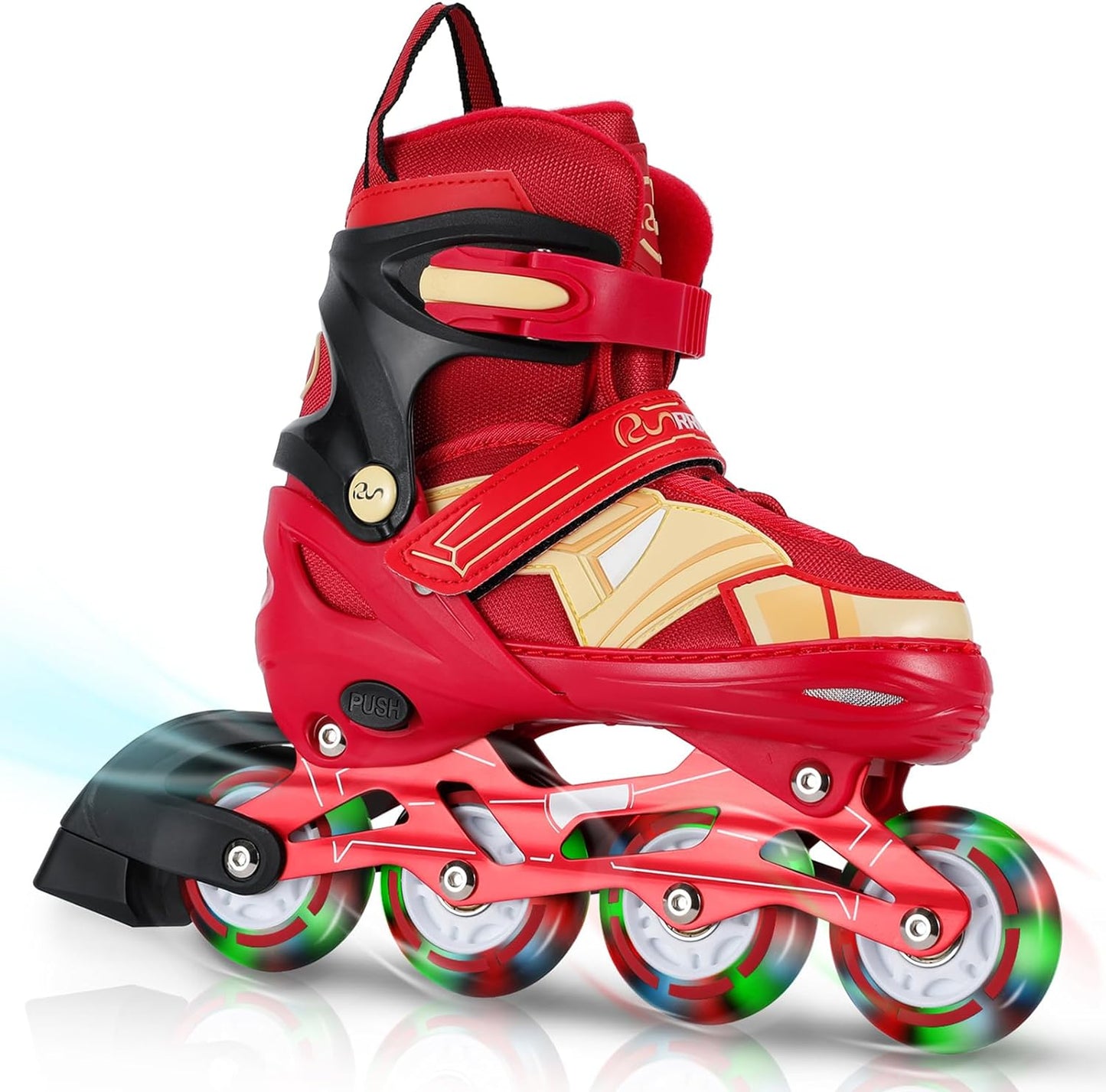 Adjustable Inline Skates for Kids and Adults with Full Light Up Wheels – Outdoor Roller Blades, Roller Skates for Girls and Boys, Men and Adult Women