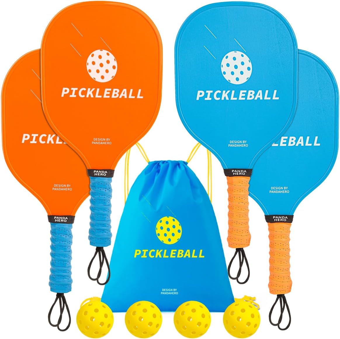 Valentine Gifts for Her Him,Pickleball Paddles for Outdoor Games Toys,Pickleball Set with Pickleball Bag and 4 Pickleball,Gifts for Boyfriend, Birthday Gifts for Men Women