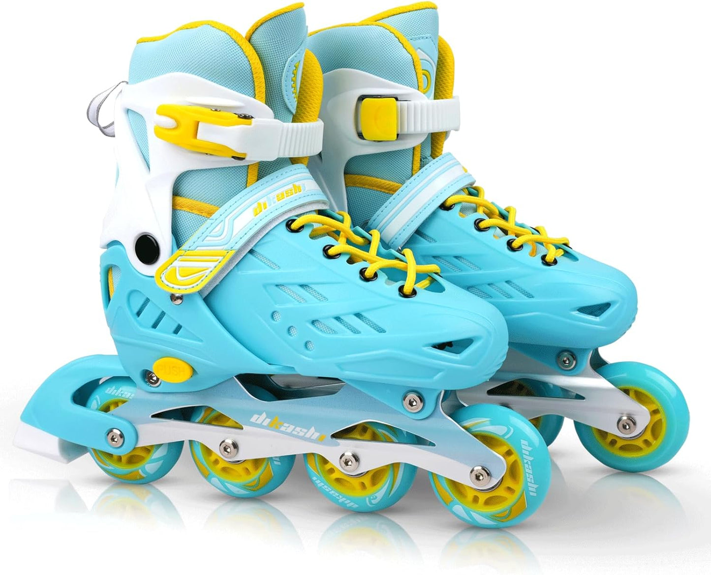 Adjustable Inline Skates for Kids and Youth with Full Light Up Wheels for Indoor Outdoor Backyard Skating
