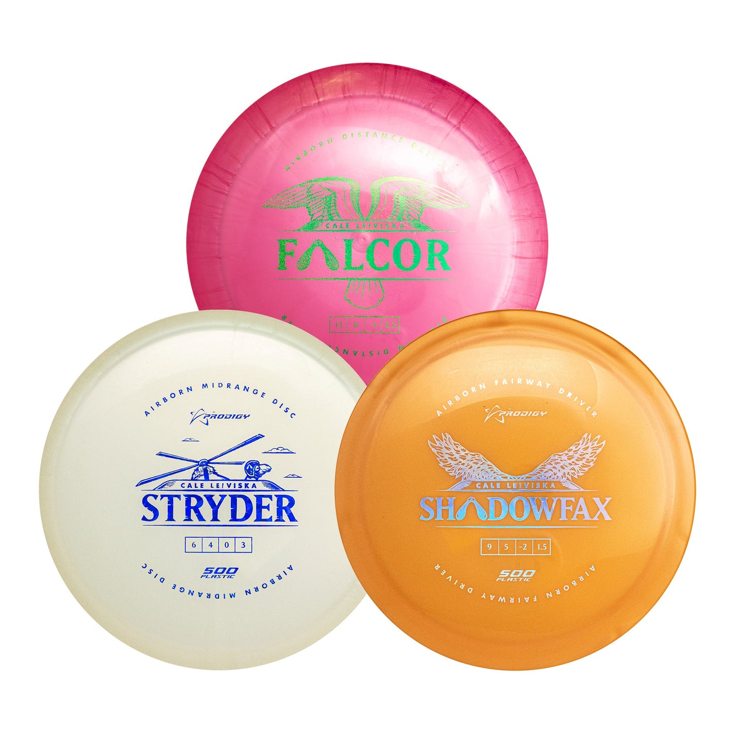 Cale Leiviska Airborn Prodigy Collabs Series Set 500 Plastic - 3 Discs