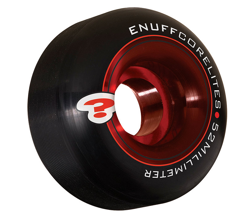 Enuff Wheels Corelites 52mm Black Red 4 Pack