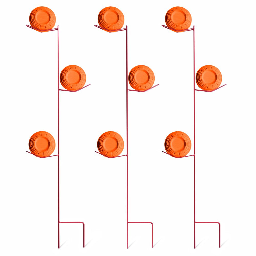 Gosports Outdoors Tri-Tower Steel Clay Pigeon Holder | 3 Pack | Shooting Practice Clay Target Stands