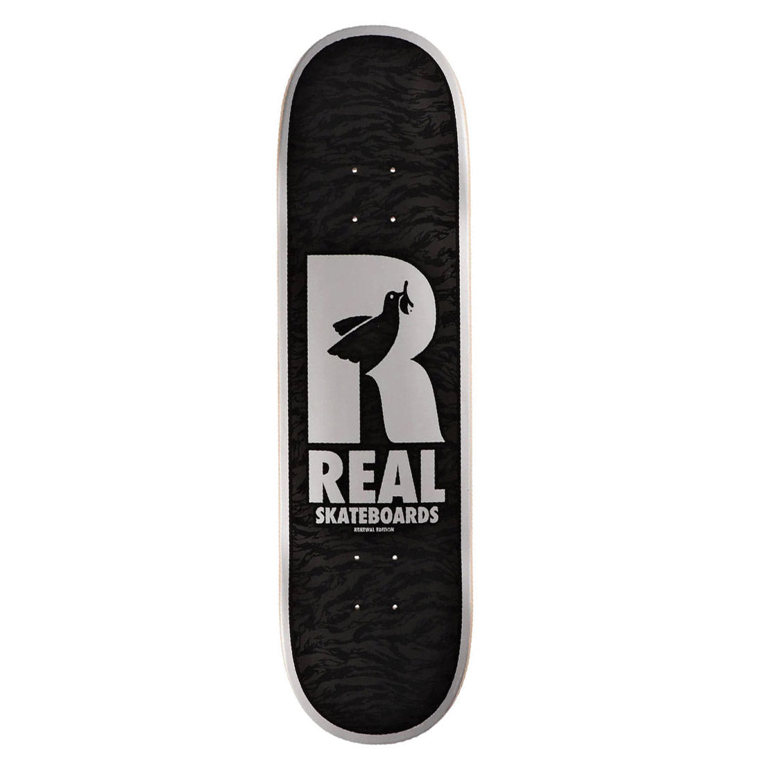 Real Skateboard Deck Doves Redux Black 8.25"