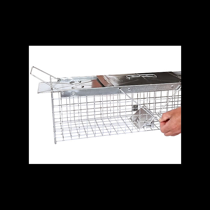 Havahart® 1030 Medium 2-Door Live Animal Cage Trap, 24" x 7" x 7"