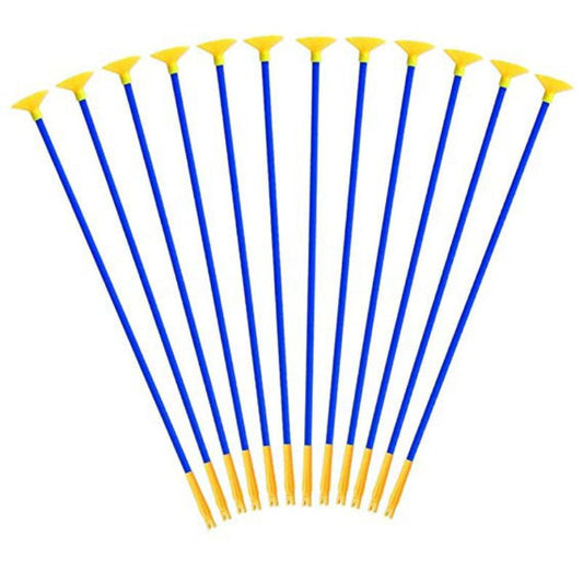 Final Clearance! 12Pcs Kids Plastic Toy Archery Youth Safe Sucker Arrows Outdoor Target Set