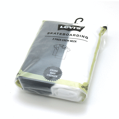 Levi's® Skate - 2 Pack T-Shirt - Black/White SALE