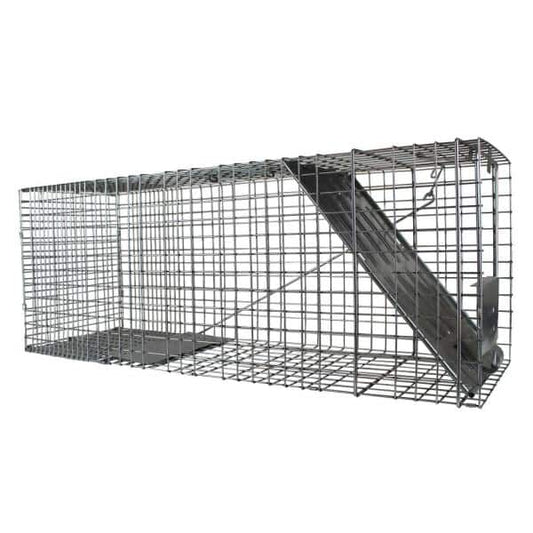 Animal Cage Trap Large 1-Door Professional for Raccoon, Opossum