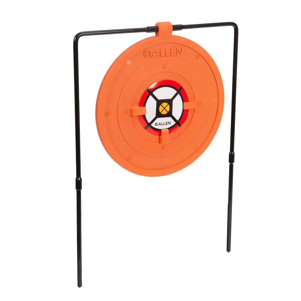 Allen Company 10" round Self-Healing Target with Stand, .22 & .50 Caliber, Orange