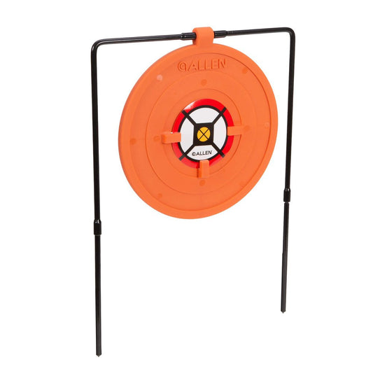 Allen Company 10" round Self-Healing Target with Stand, .22 & .50 Caliber, Orange