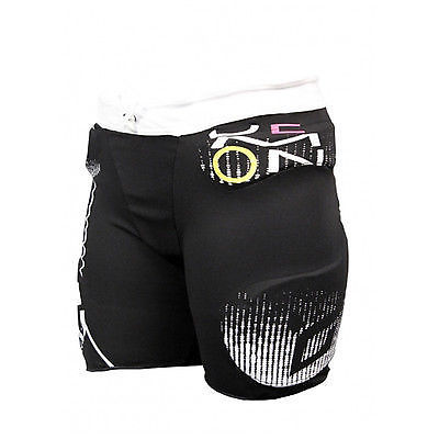Demon - Women's Flex Force Snowboard Impact Short Pro Black - Medium