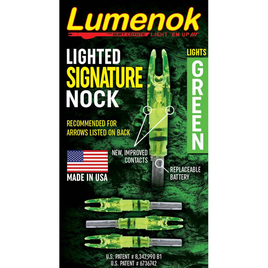 Signature Lumenok Lighted Arrow Nock, 3-Pack