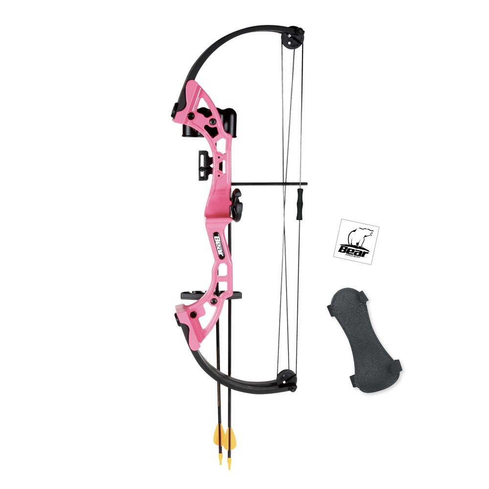 Bear Archery Brave Youth Bow Features 15 to 25 Lb. Draw Weight – Recommended for Ages 8 and up –&Nbsp;Orange