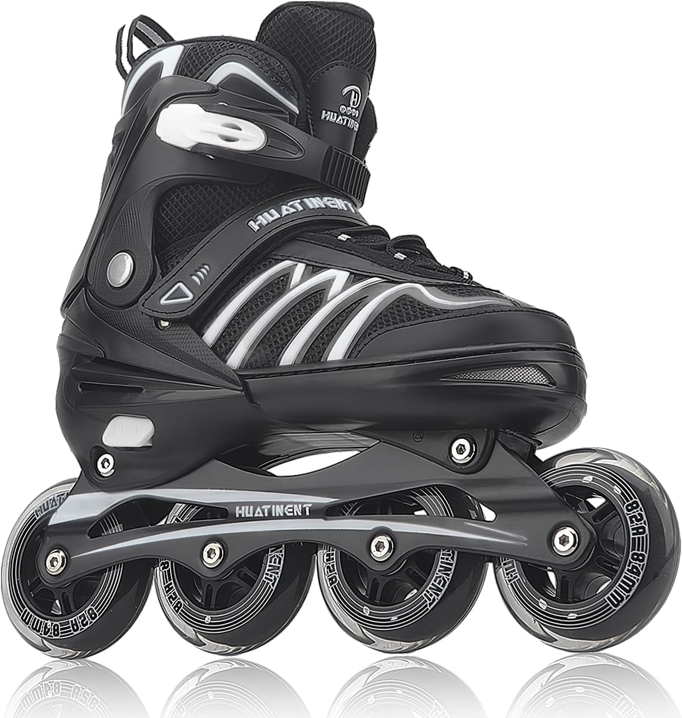 Adjustable Inline Skates for Women and Men, Men Roller Skates for Adult Female Male with Big Wheels, Patines para Mujer for Youth Teens Boys and Girls