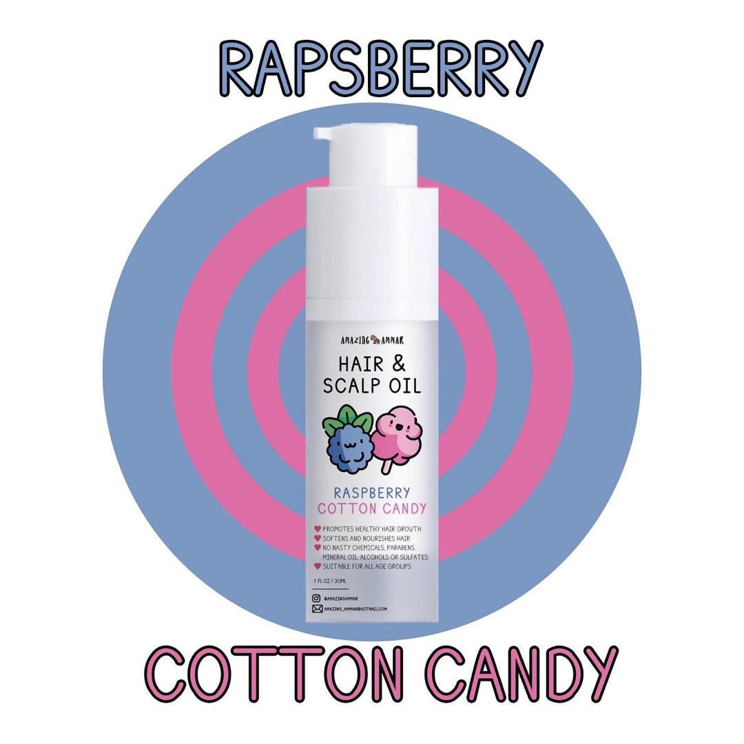 Amazing Ammar, Hair and Scalp Oil, Raspberry Cotton Candy, 30 ml