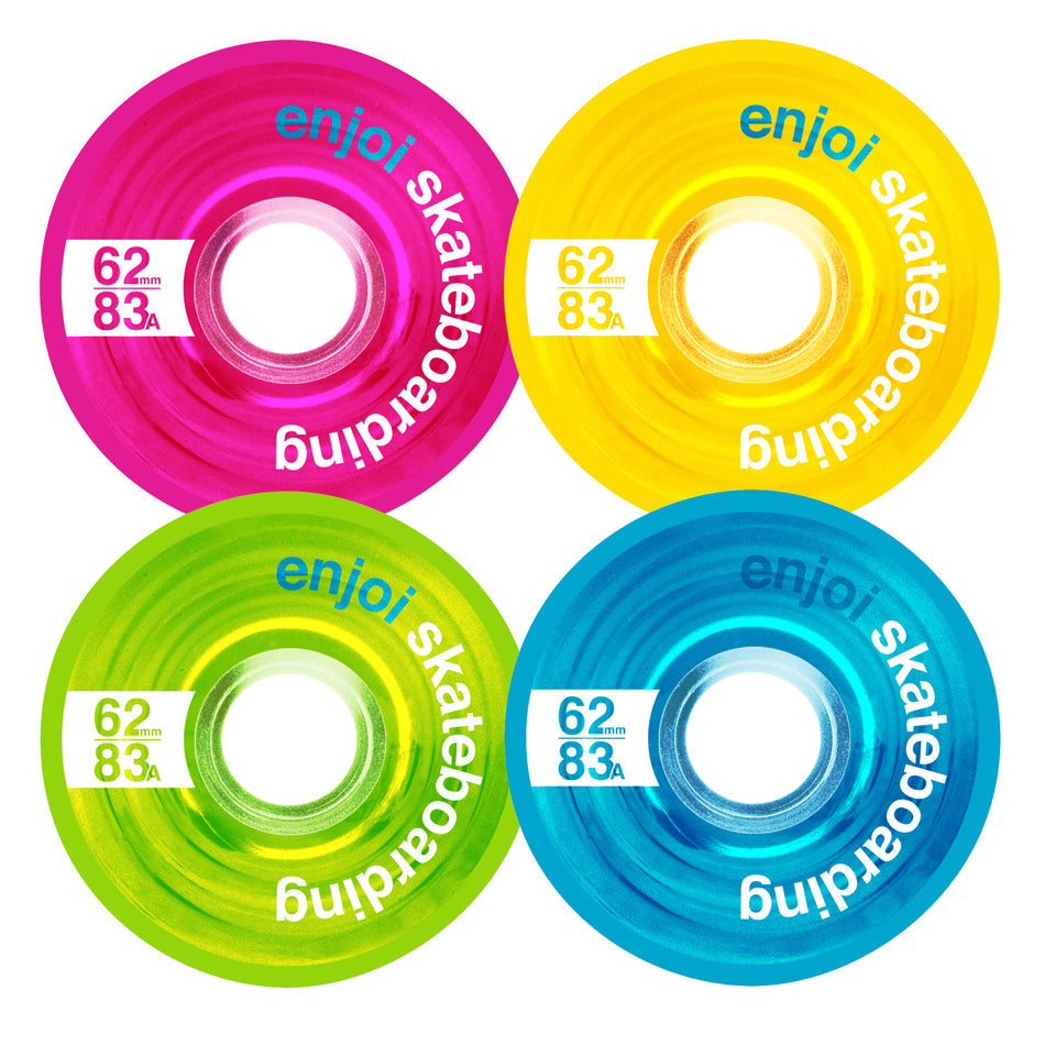 Enjoi Spectrum Cruiser Wheels 4pk 62mm 83a
