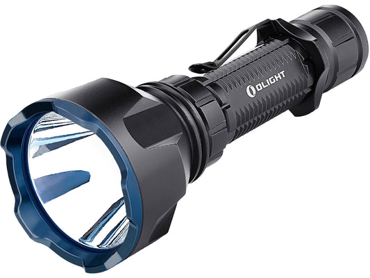 Olight Warrior X Turbo 1000 Yard Long Throw Rechargeable LED Flashlight, Black