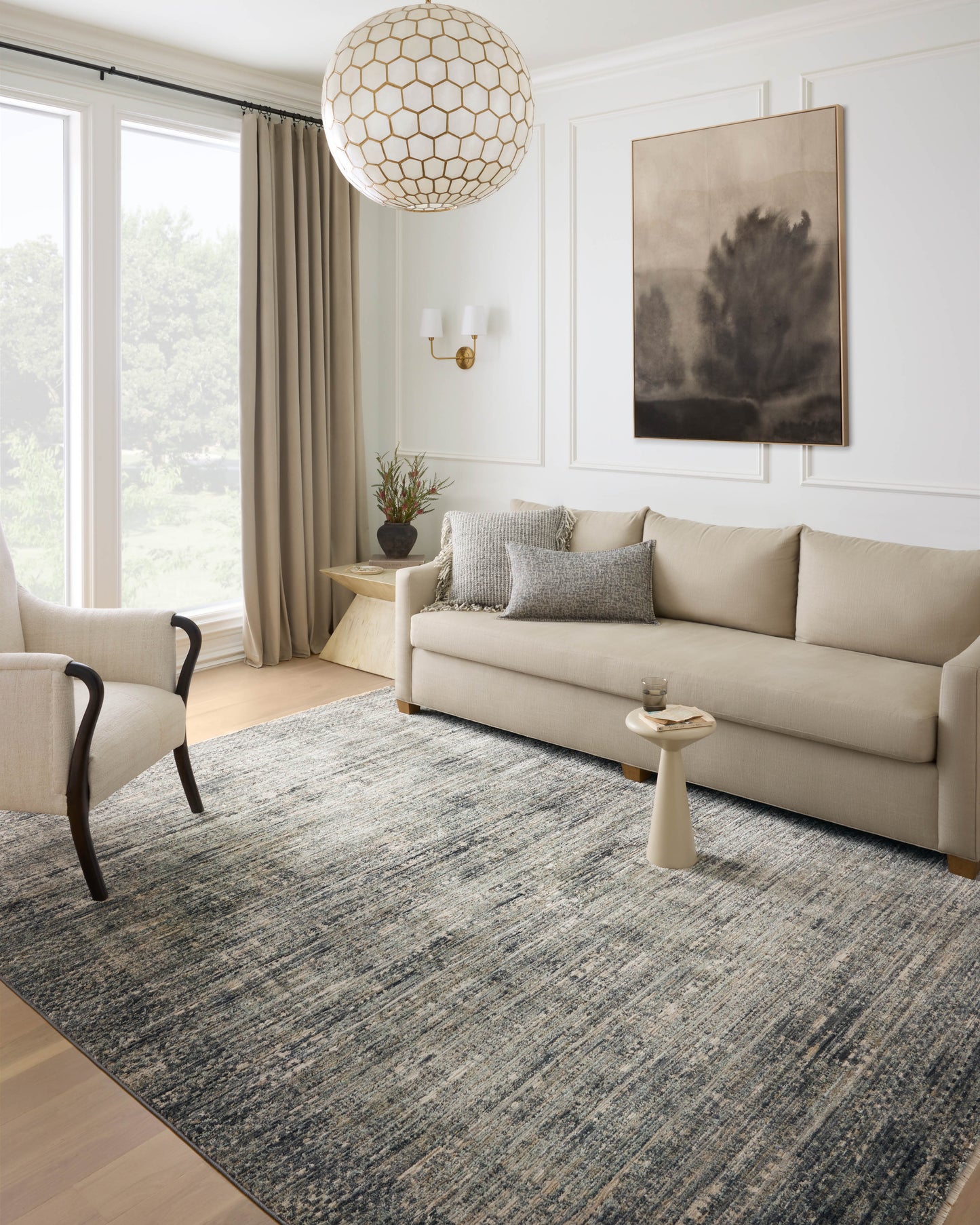 Soho Rug- Multi / Slate
