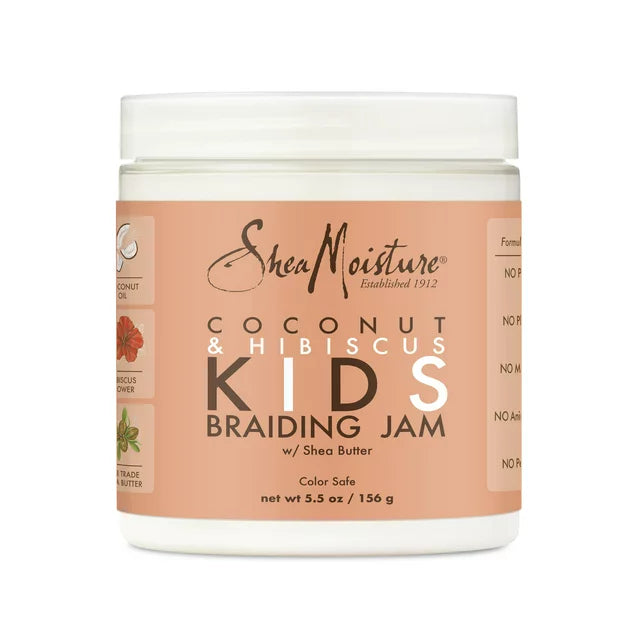 Shea Moisture Coconut & Hibiscus Kids Braiding Jam 5.5 oz