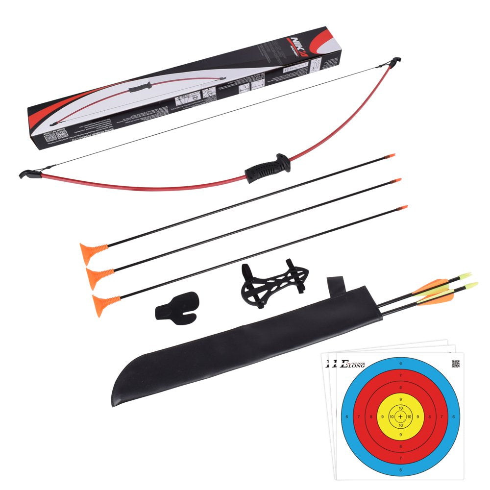 Youth Recurve Bow and Arrows Set Children Junior Archery Training Kids Toy Teams Game Gift