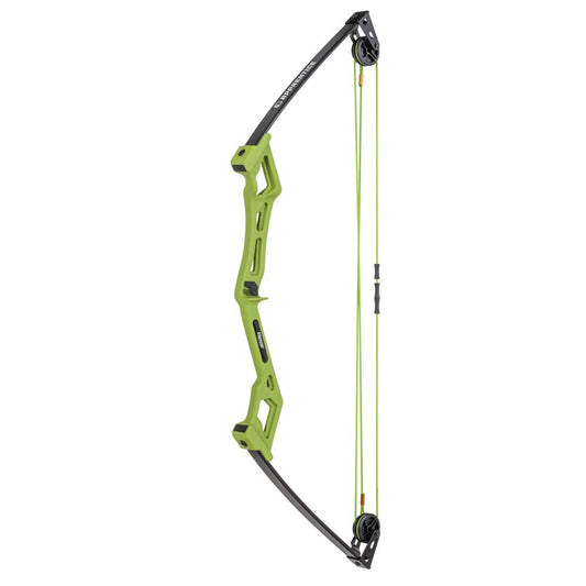 Bear Archery Apprentice Youth Bow Set Featuring 6-13.5 Lb. Draw Weight and 13- to 24-Inch Draw Length Range and 27” Axle-To-Axle Right-Handed Bow with Durable Composite Limbs
