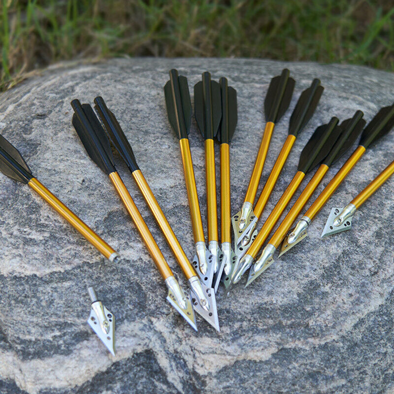 Newtall 12/36/60PS Archery Mini Crossbow Arrow Aluminum Bolts for Pistol 50Lb 80 Lb Cross Bow