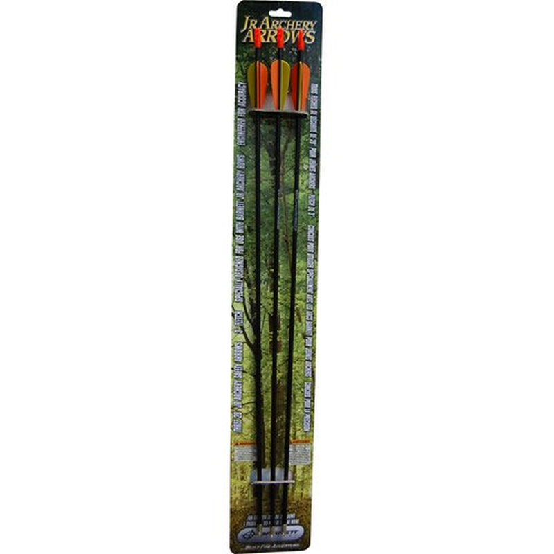 Barnett Jr. Archery Arrows for Kids Bows, 3-Pack of Arrows