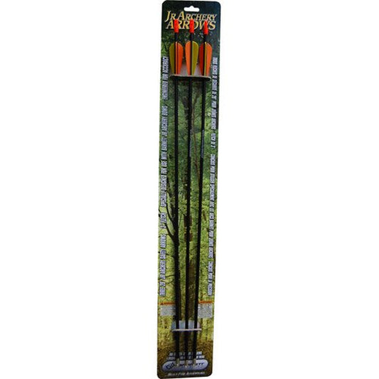 Barnett Jr. Archery Arrows for Kids Bows, 3-Pack of Arrows