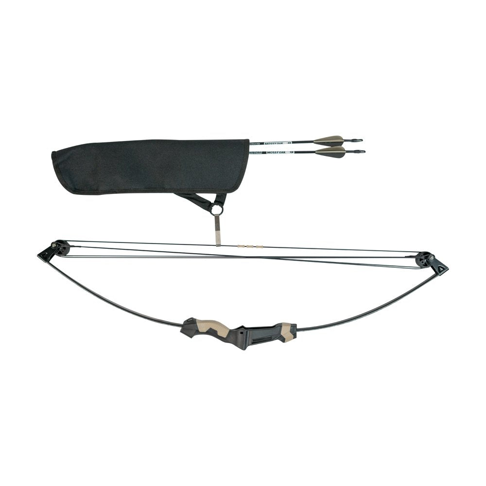 Barnett Center Shot Compound Youth Archery Bow, Draw Length 18 - 22 In., Mossy Oak
