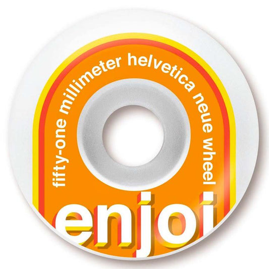 Enjoi Helvetica Neue 51MM 99A Skateboard Wheels