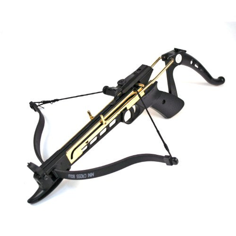 Ace Martial Arts Supply Cobra System Self Cocking Pistol Tactical Crossbow, 80-Pound (3 Arrows and 1 String)