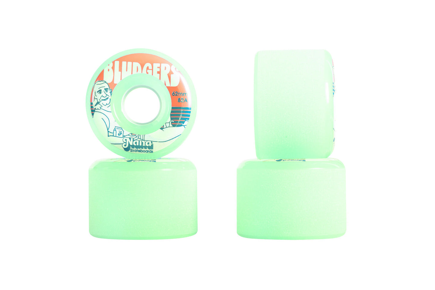Nana Bludgers Skateboard Wheels 62mm