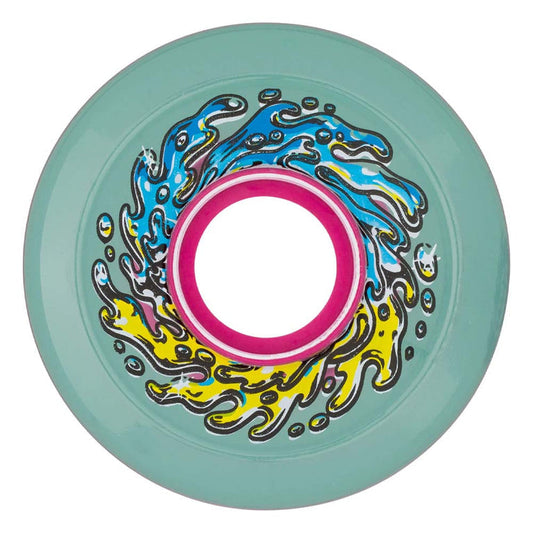 Slime Balls OG Slime Wheels 60mm 78a Chrome Trans Green