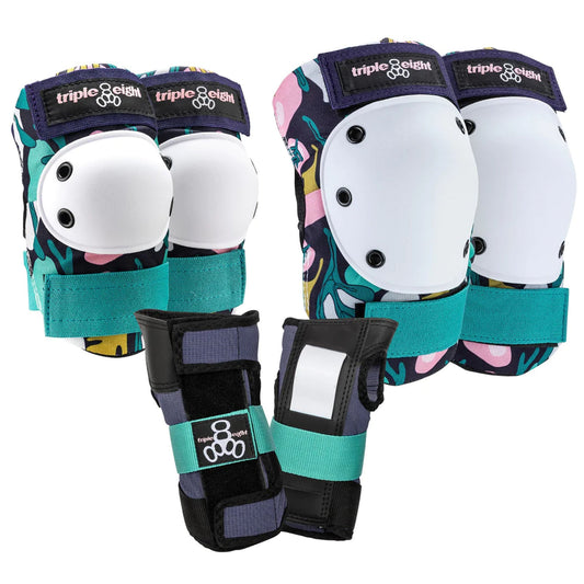 Tripe 8 Saver Series Youth 3-Pack Pad Set